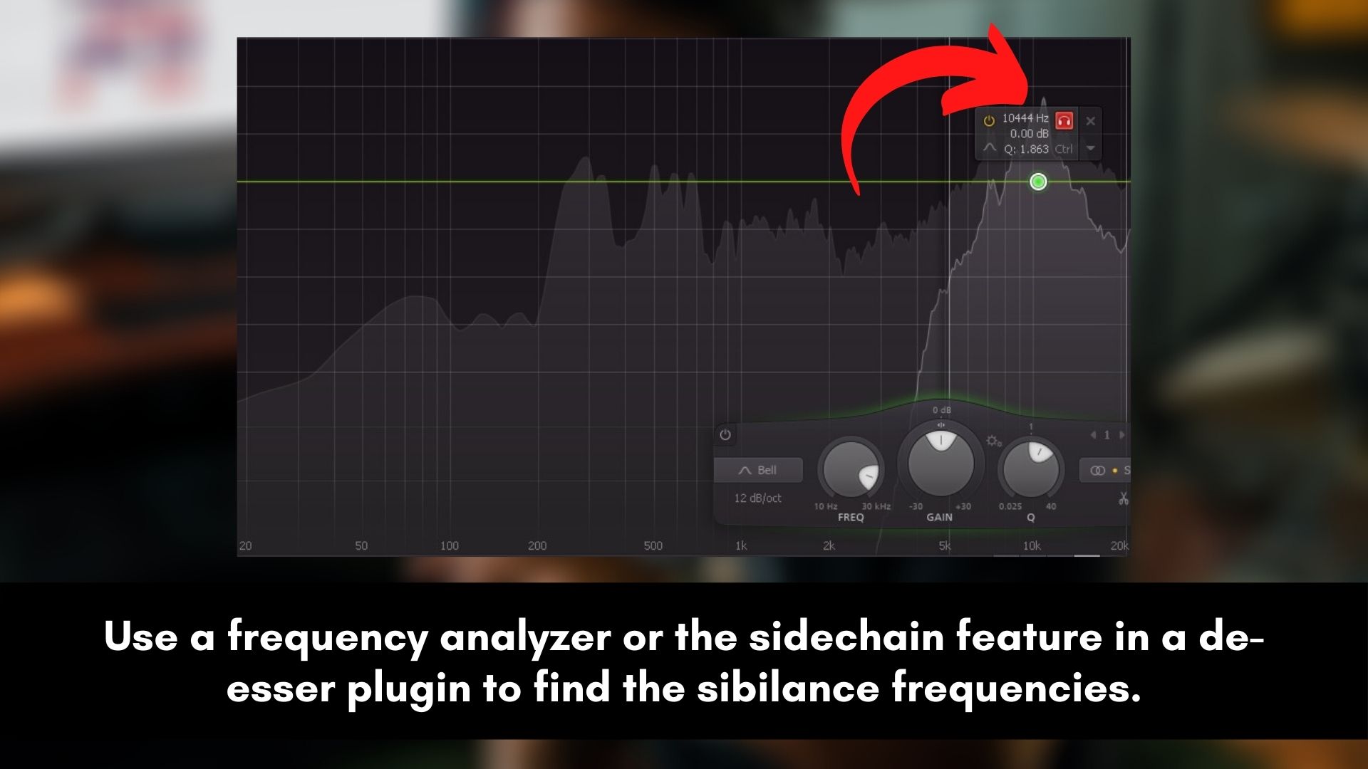 finding sibilance frequency