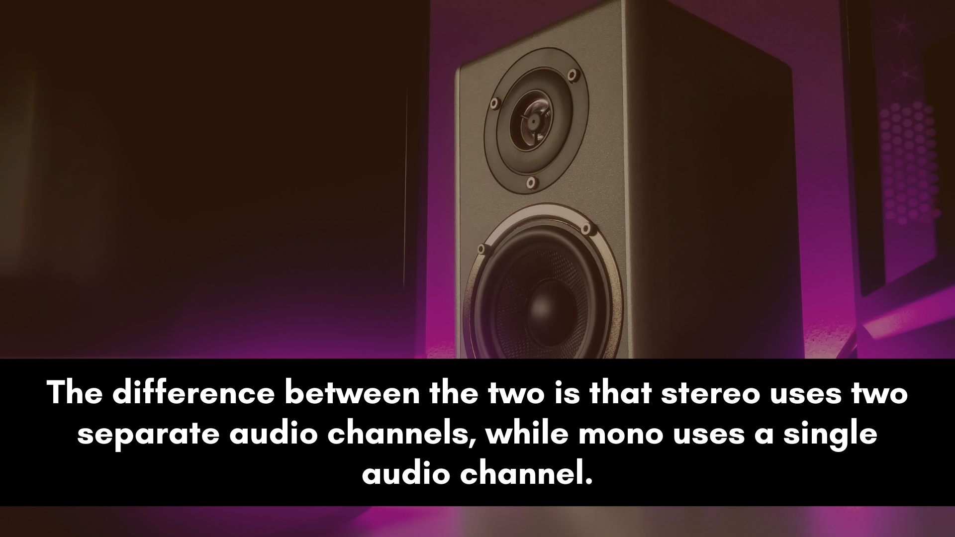 Difference Between Stereo and Mono Difference Between Stereo and Mono