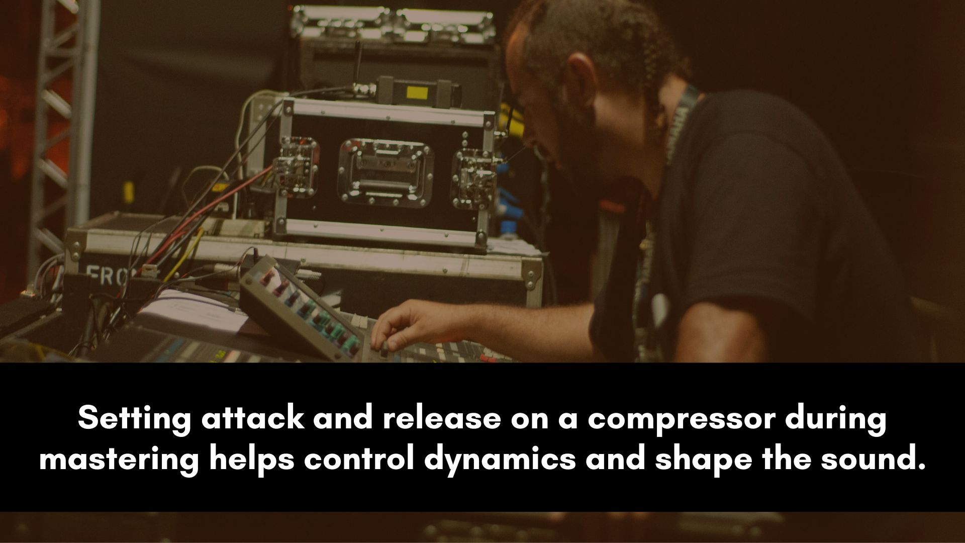 Setting attack and release