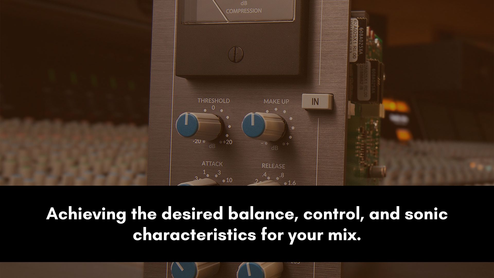 mix bus compression settings