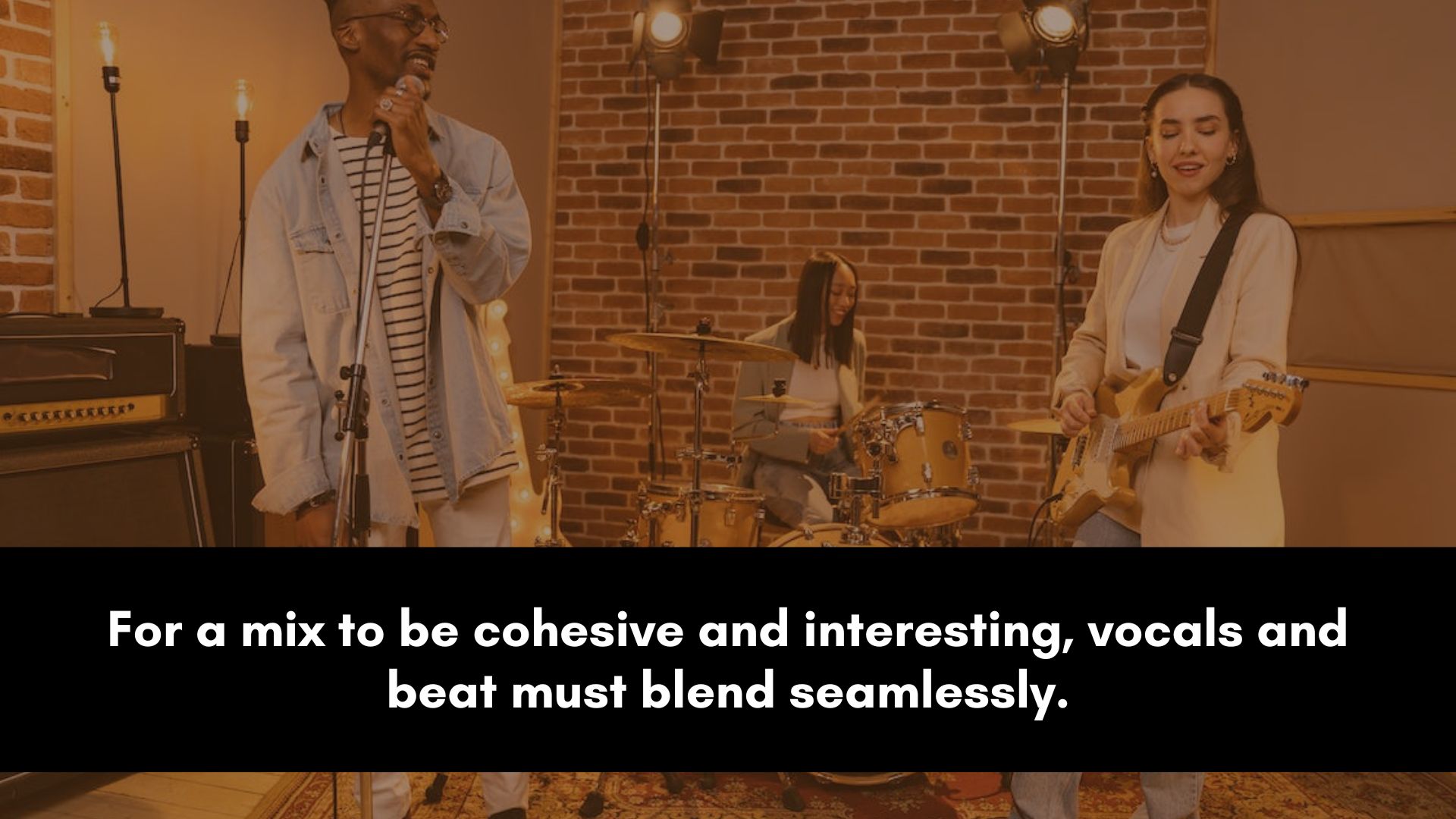 blend beat with vocals