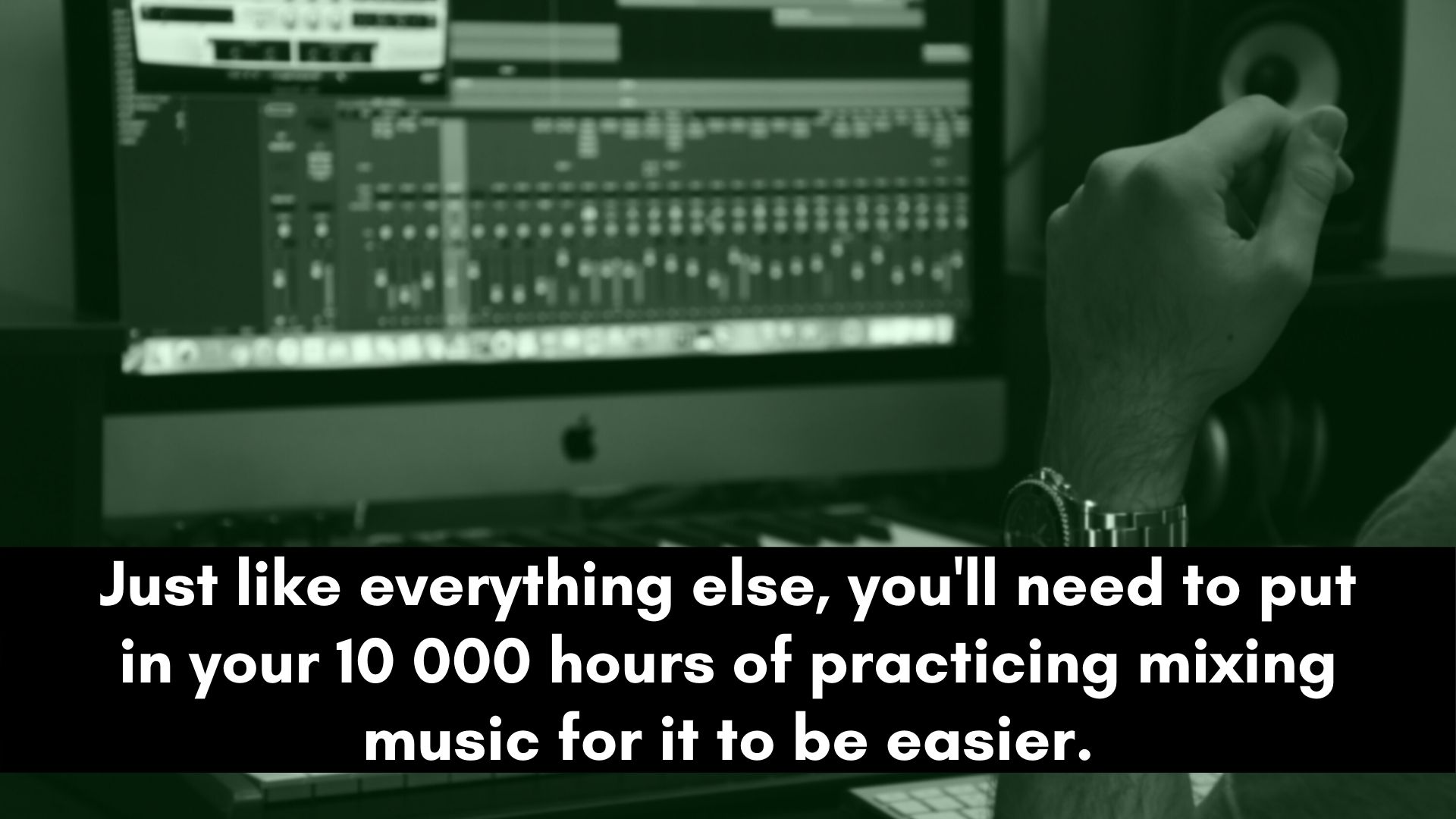 is mixing music hard