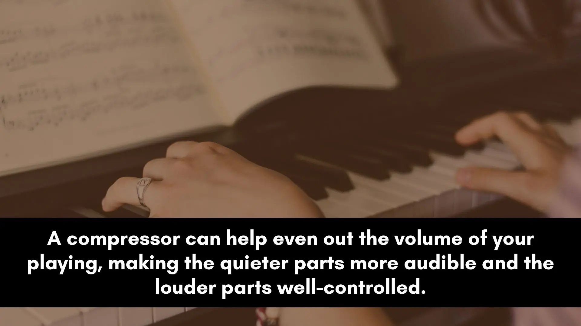 Piano Compression Techniques