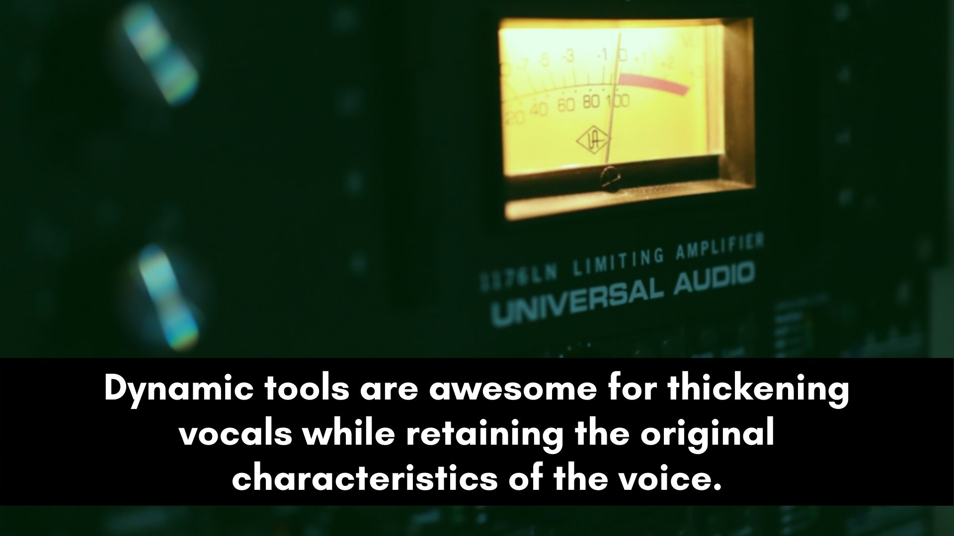 make vocals sound fat and full