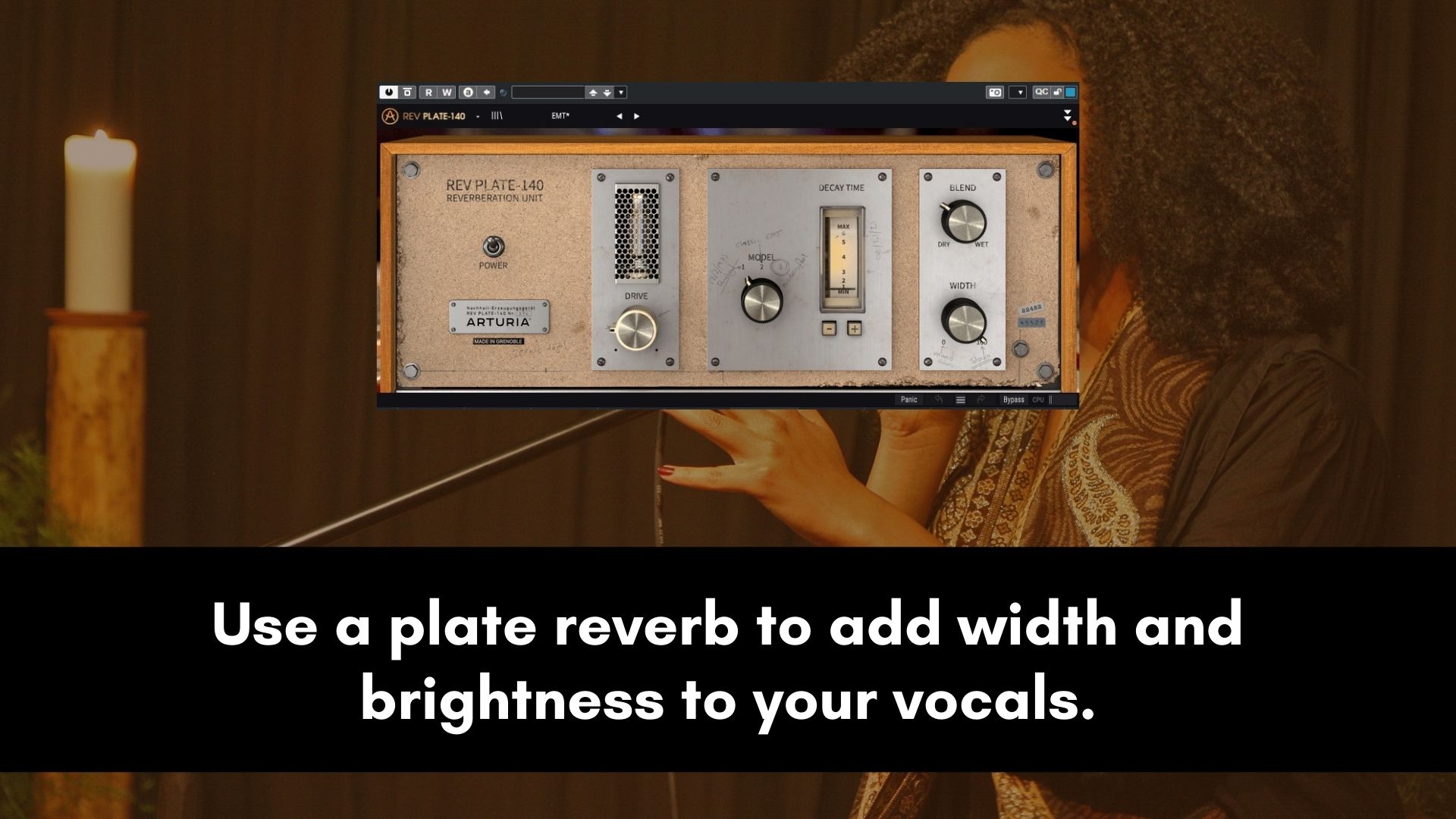 plate reverb on vocals