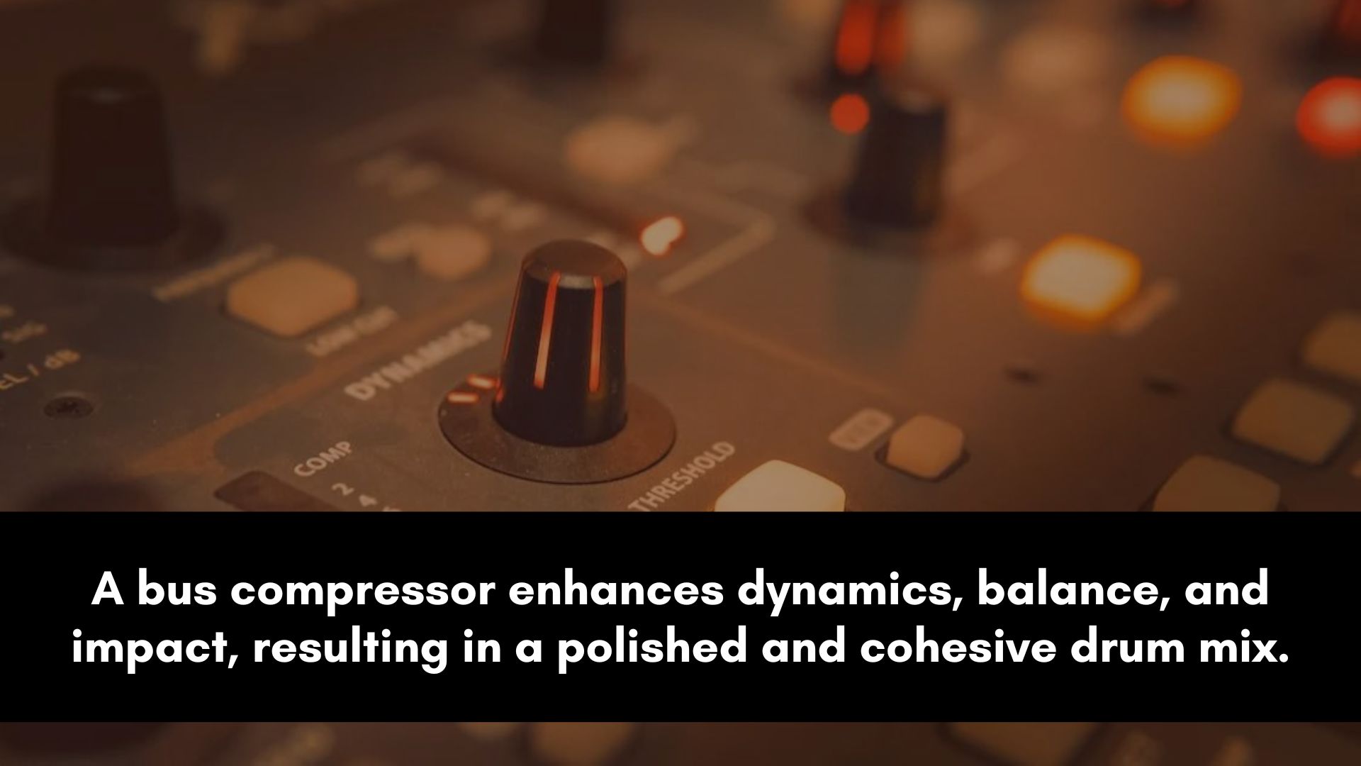 drum bus compressor settings