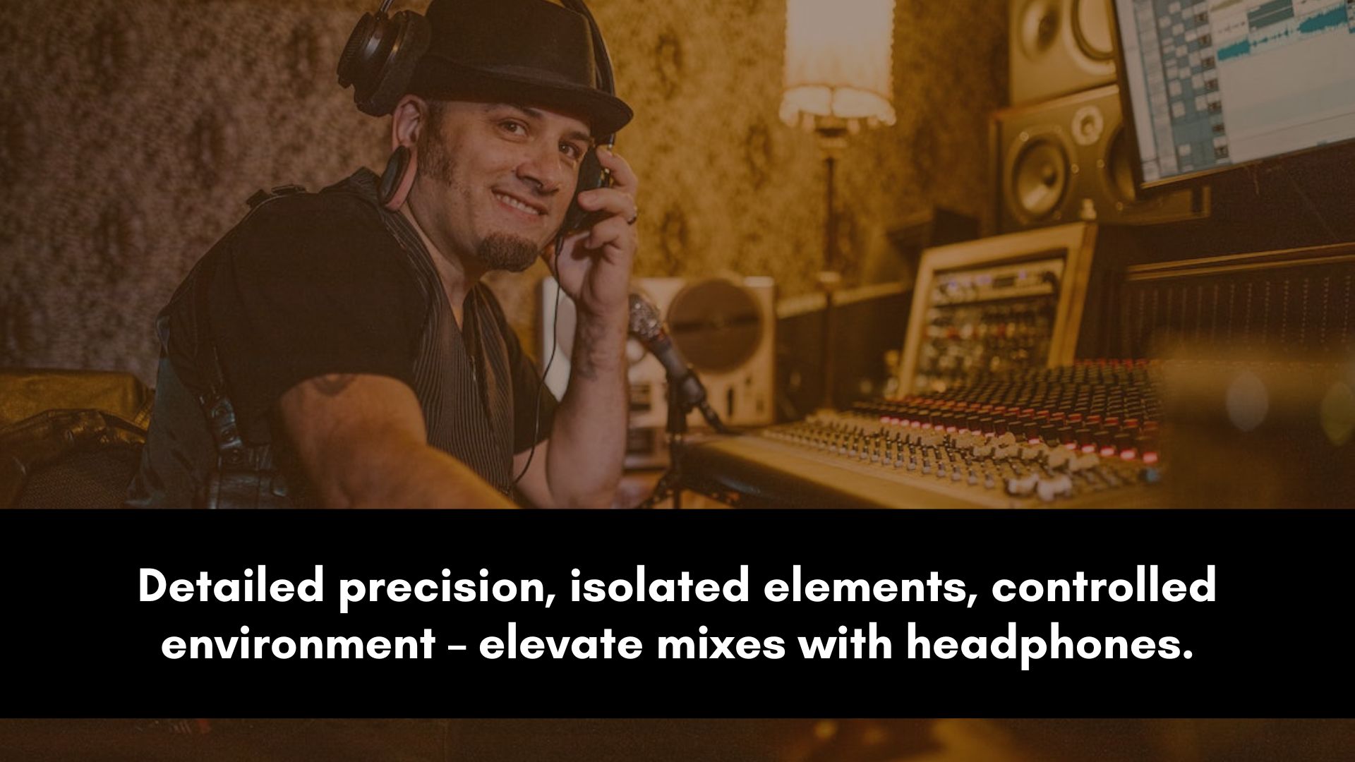 how to mix with headphones