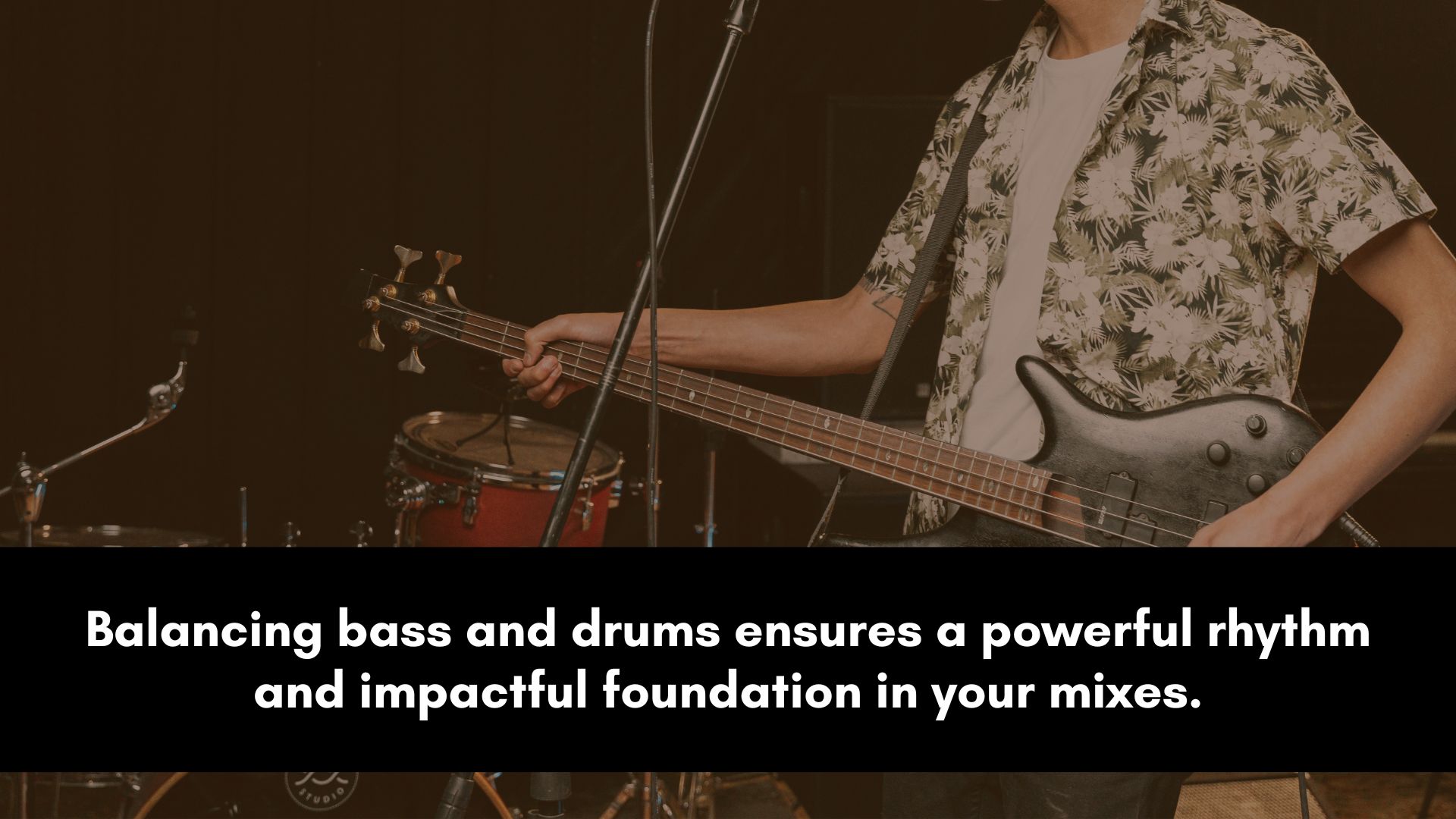 how to mix drums and bass