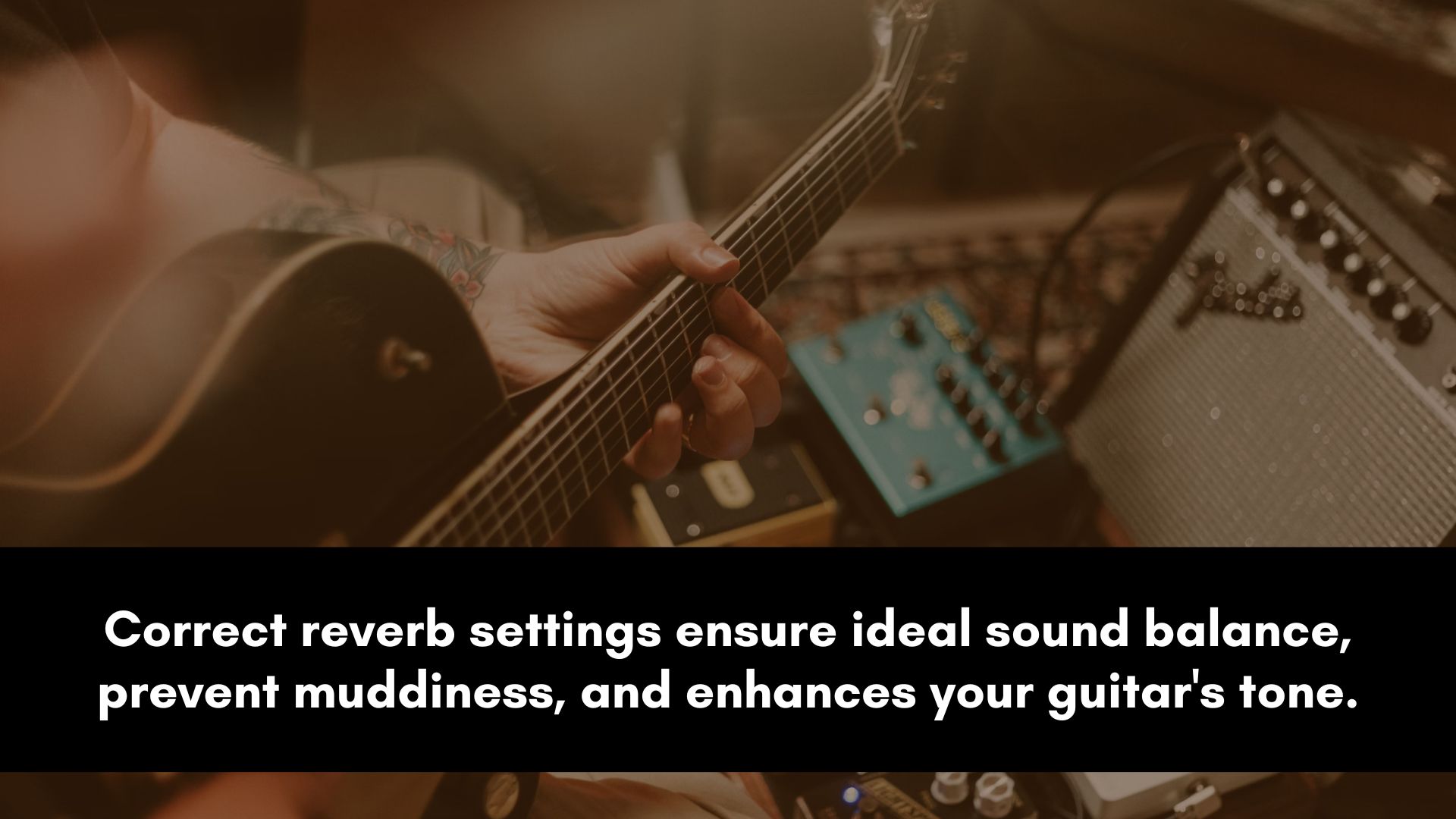 setting reverb pedal