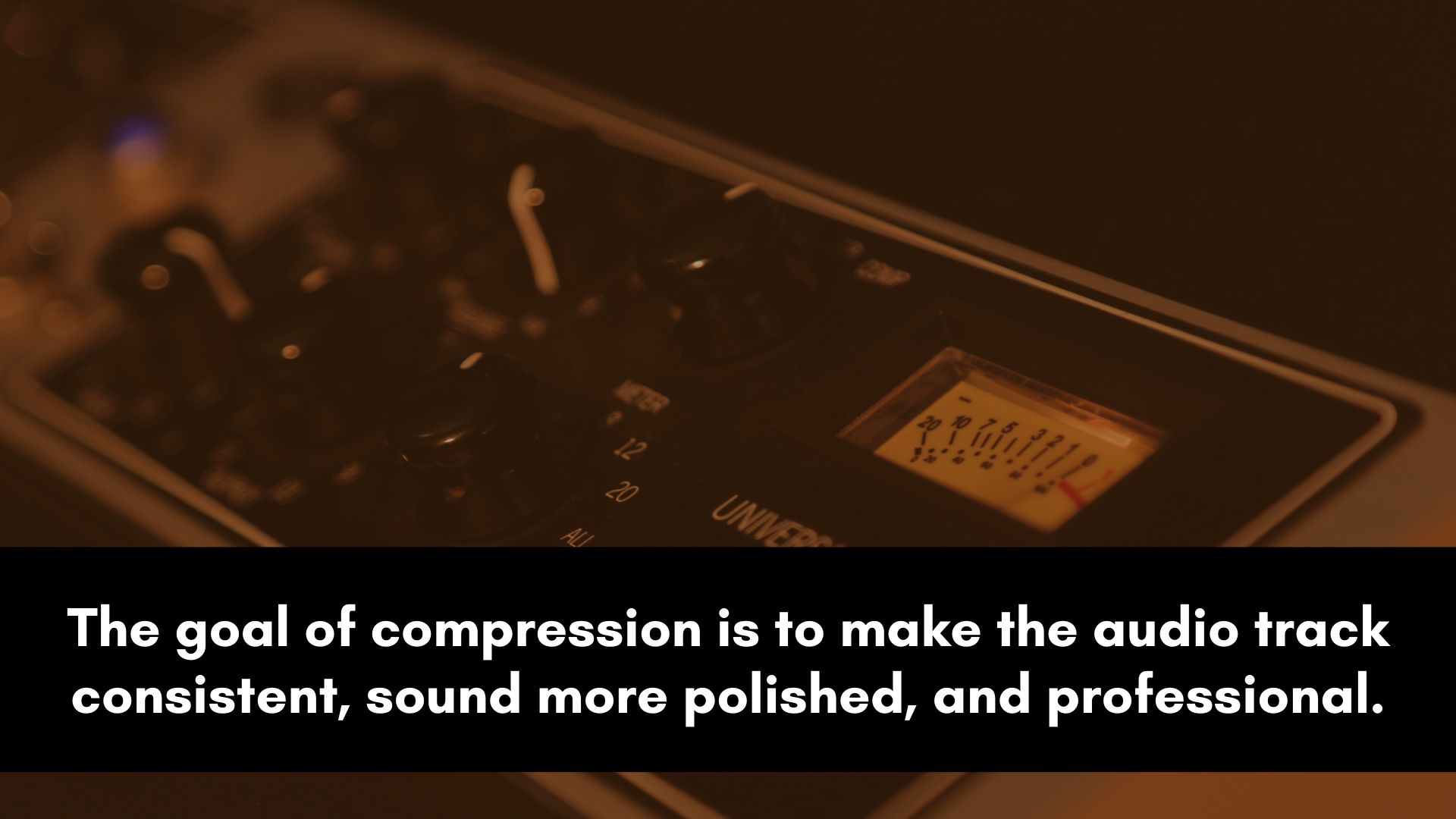 What is an Audio Compressor 0 What is an Audio Compressor