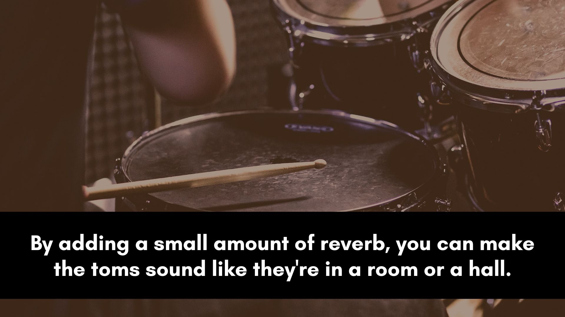 add reverb on toms