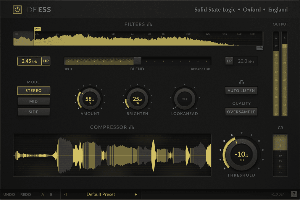 SSL DeEss Plugin