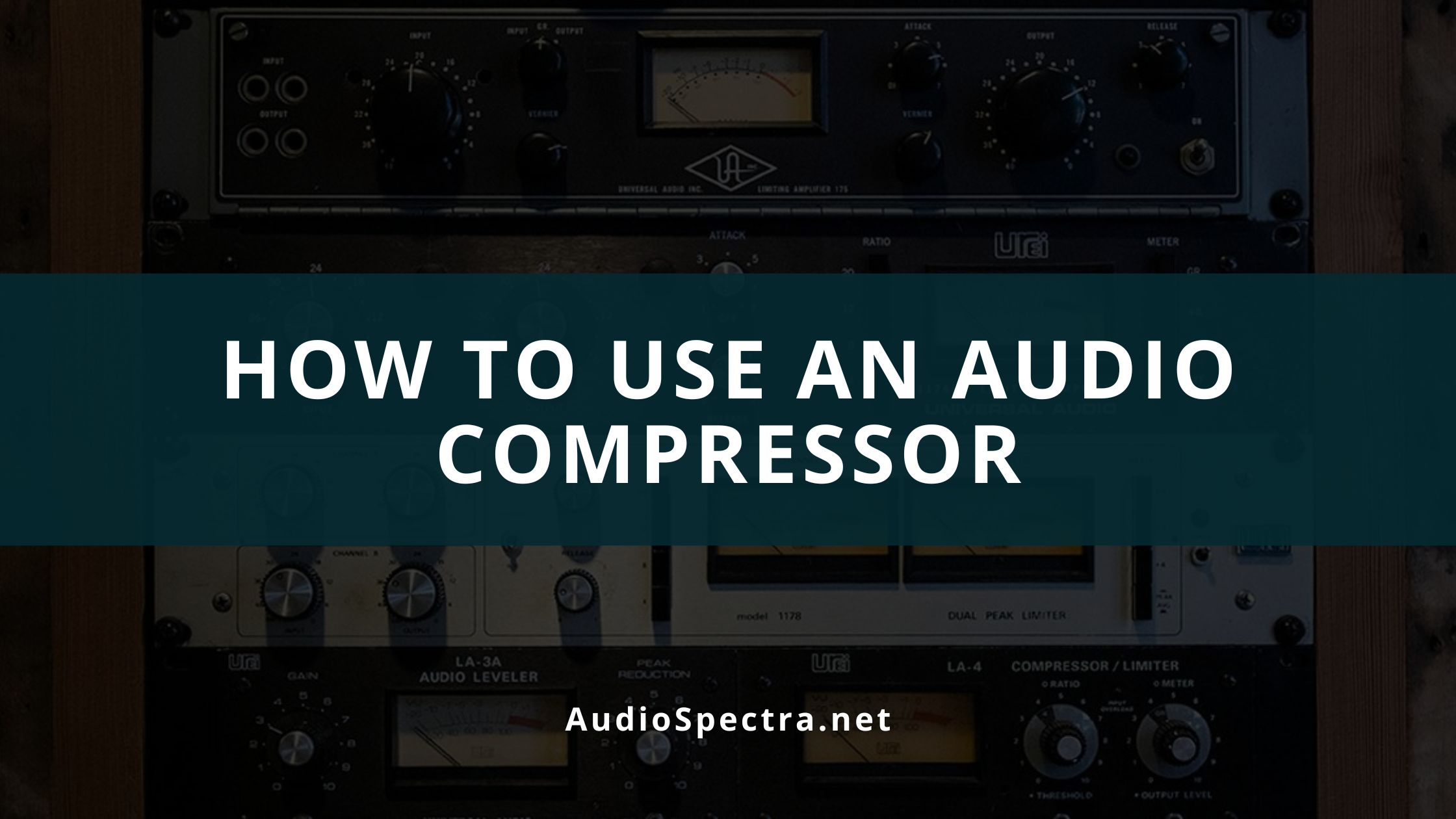 How To Use an Audio Compressor